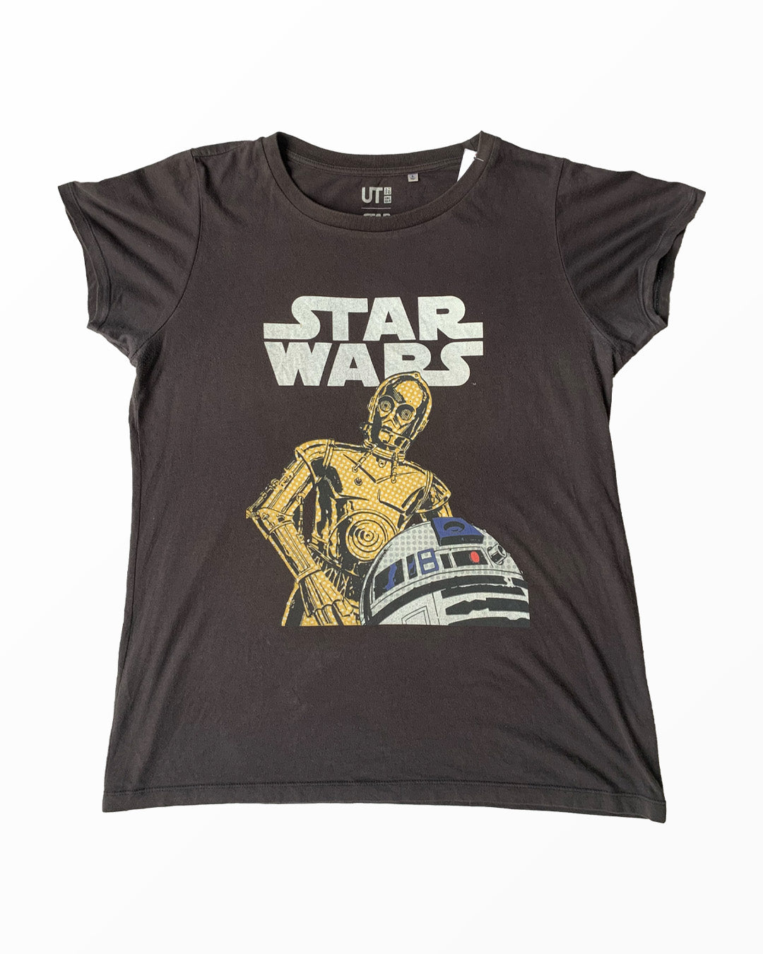 Stars Wars Thrifted T-Shirt - Charcoal Grey | L