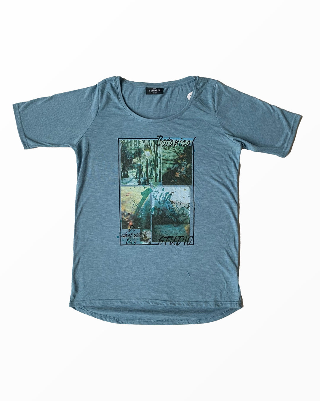 Benotti Thrifted T-Shirt - Light Blue | L