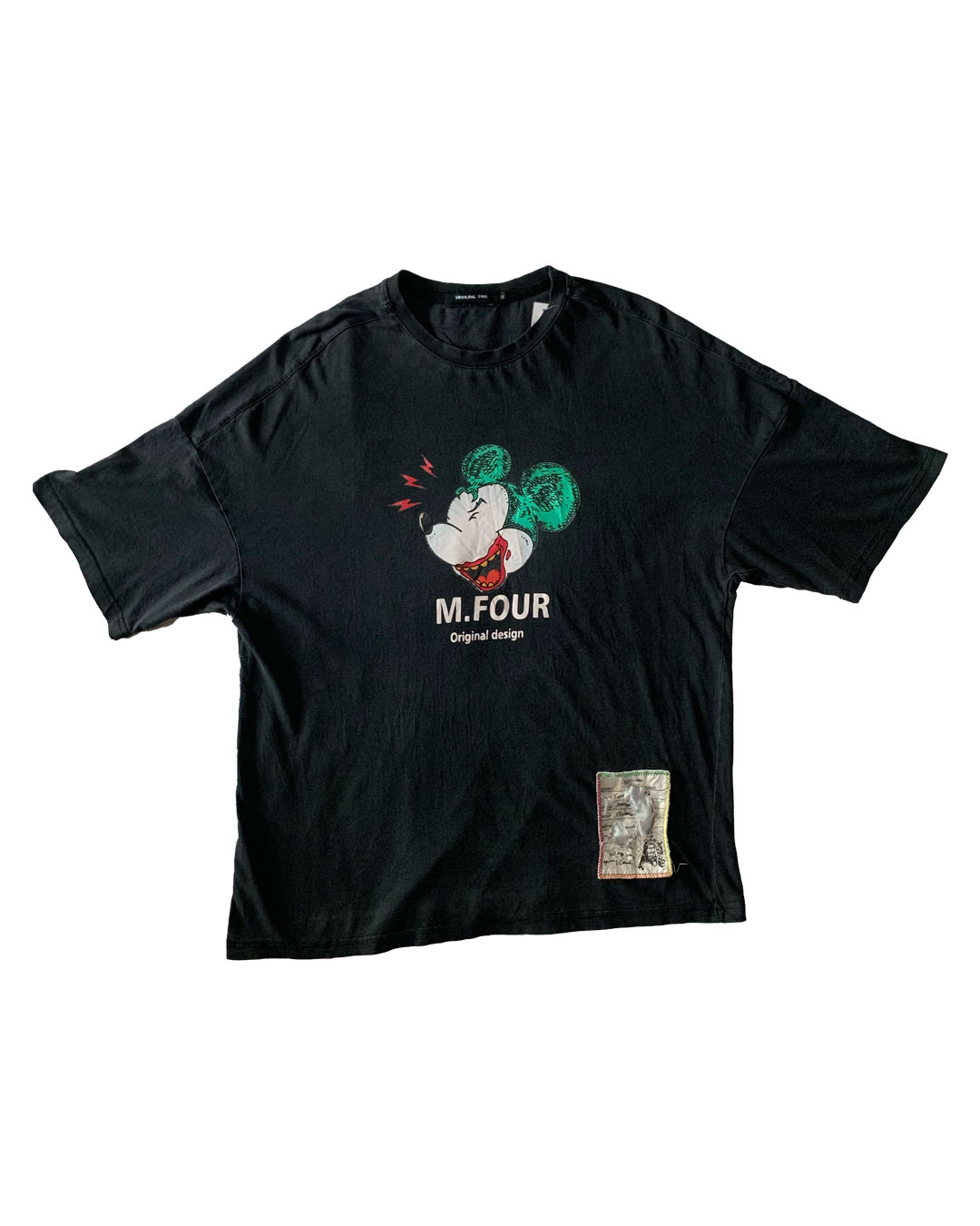 Smoking Time Thrifted T-Shirt - Black | M