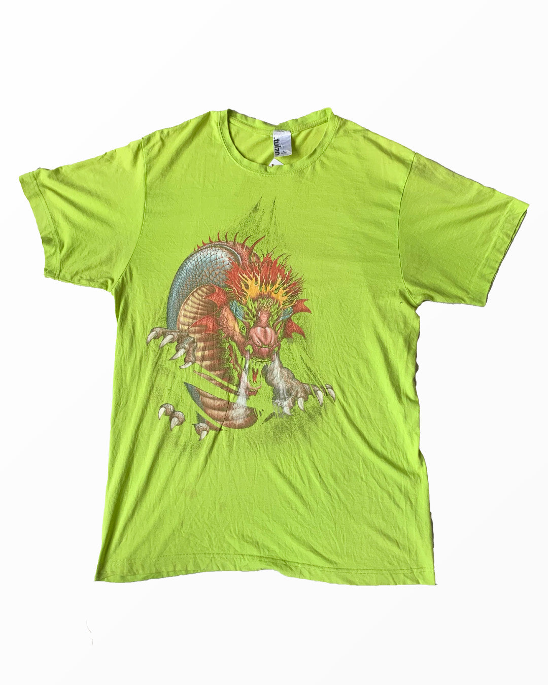 Tulzo Thrifted T-Shirt - Light Green | L
