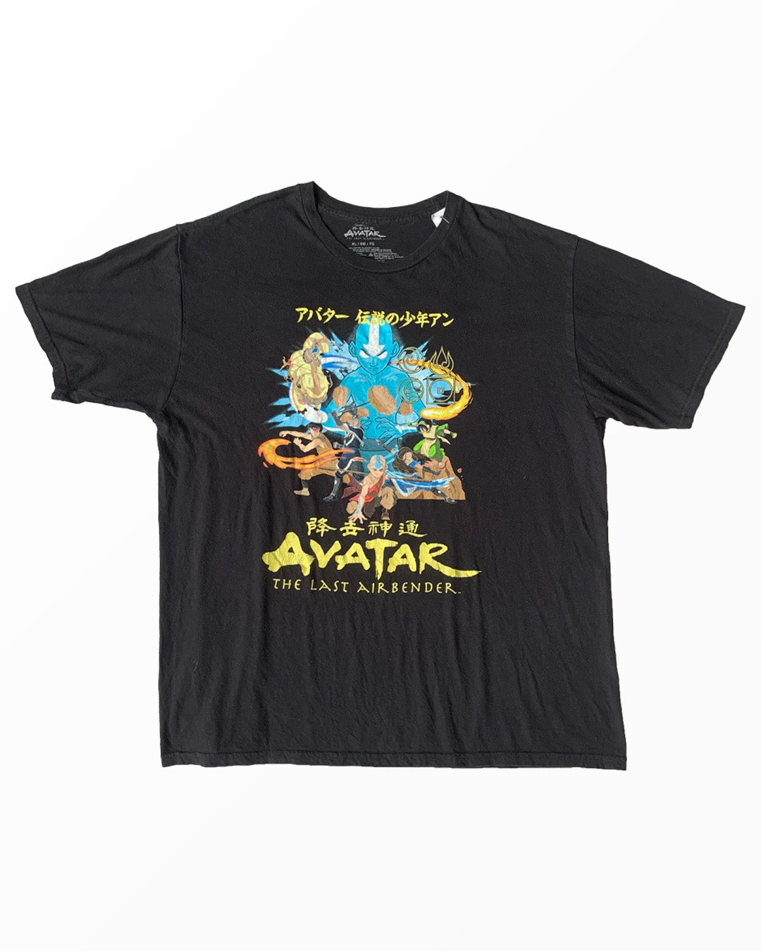 Avatar Thrifted T-Shirt - Black | XL