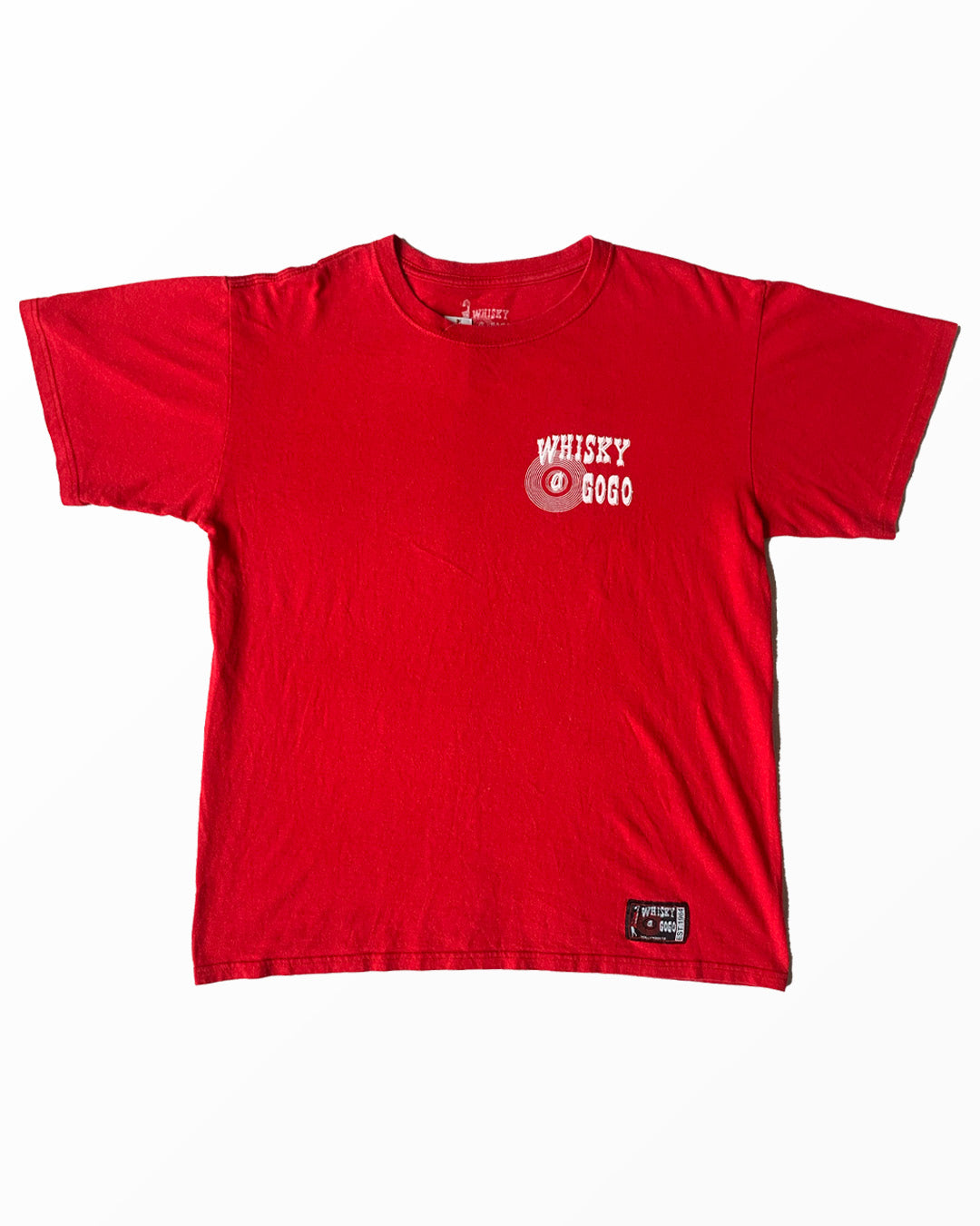 Whiskey Gogo Thrifted T-Shirt - Red | M