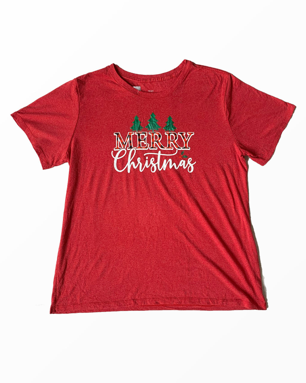 Holiday Time Thrifted T-Shirt - Light Red | XL