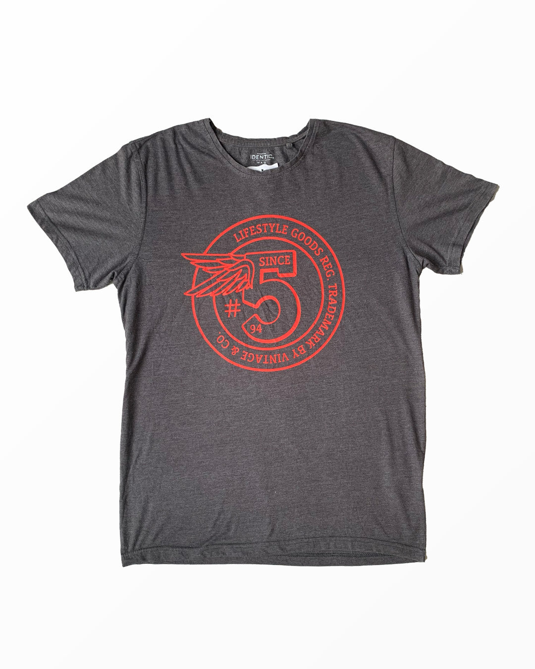 Identic Thrifted T-Shirt - Grey | M