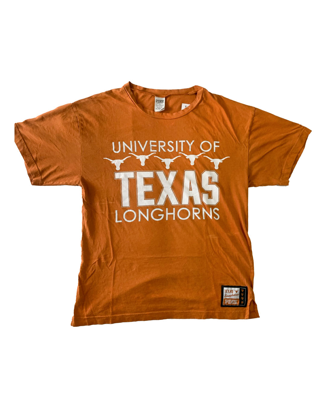 Pink Thrifted T-Shirt - Light Orange | L