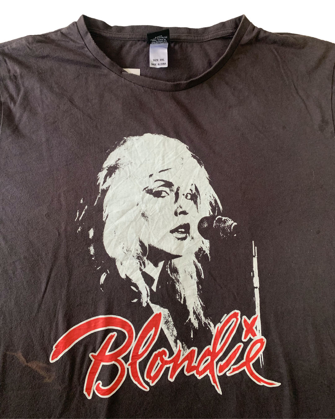 Blondie Thrifted T-Shirt - Faded Black | XL