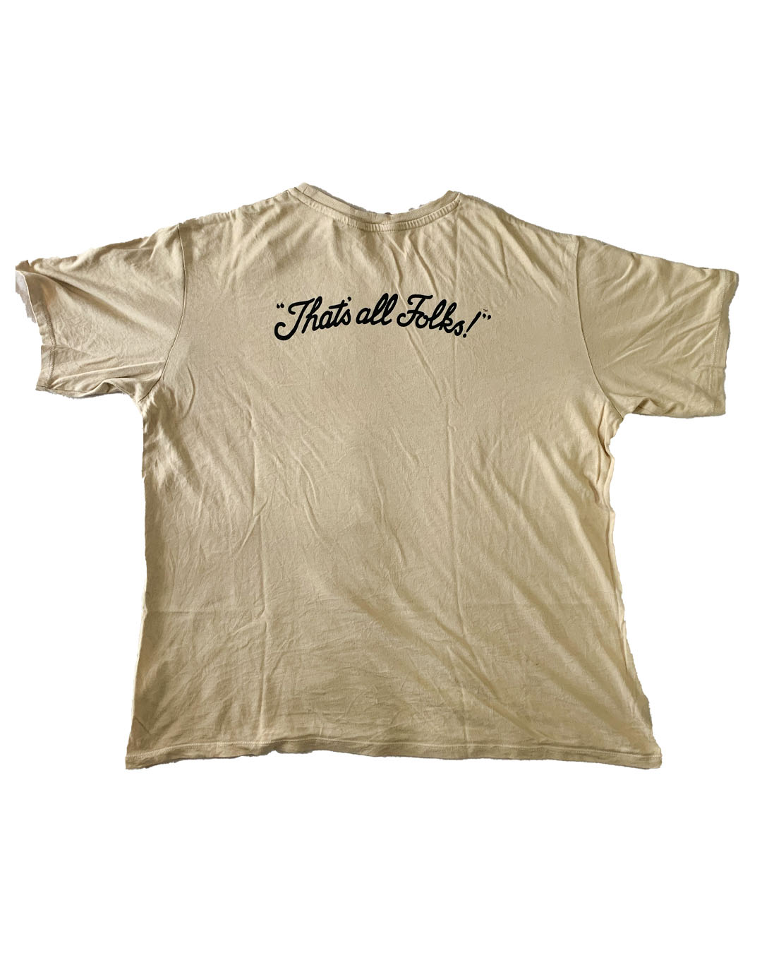 H&M Thrifted T-Shirt - Cream | L