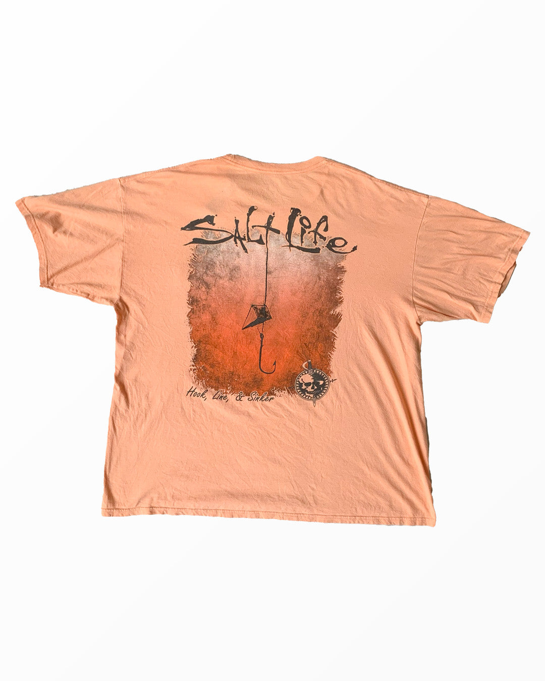 Salt Life Thrifted T-Shirt - Peach | XL